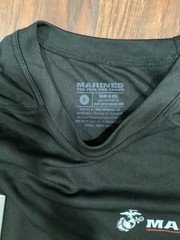 USMC Marines Shirt Mens M Pain Is Weakness Leaving The Body Workout Activewear