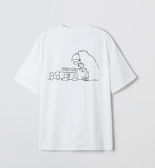 SPAO Korea Ganadi Dog T-Shirt K-Fashion Oversized White Tee Unisex New 2026