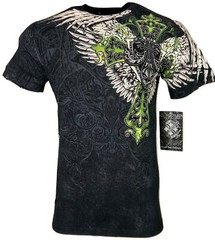Xtreme Couture Affliction Men’s T-Shirt LONG VIEW Tattoo Biker S-5XL