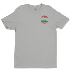 Custom T-Shirt Mountains/ Unisex Soft Style T-Shirts, Next Level- Cotton