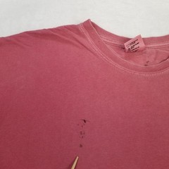 VTG Comfort Colors Mens Faded Red Alabama University Crimson Tide Denny Shirt XL