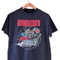 Vintage Soundgarden 1991 Tour Concert 90s Band Single Stitch T-Shirt L REPRINT