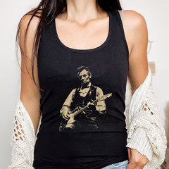 Abraham Lincoln Abe Lincoln Playing Guitar Retro Vintage Tank Top