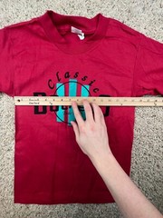 VTG Dockers T Shirt USA Cotton Red “classic Dockers Trademark” Size Medium