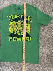 Nickelodeon Teenage Mutant Ninja Turtles T-Shirt Men’s Small 34-36 Green 2016