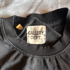 Gallery Dept. Men’s Black Graphic Logo Crew Neck Short Sleeve T-Shirt M