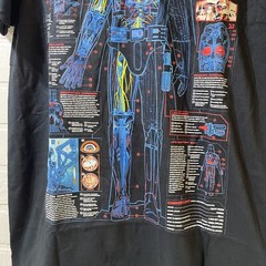 NEW – Mad Engine Darth Vader Schematic Blueprint Graphic Tee Tshirt – MED – BLK