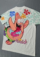 SpongeBob Patrick Disney Cars Lightning McQueen Hybrid Apparel T-SHIRT 2pc (Y)