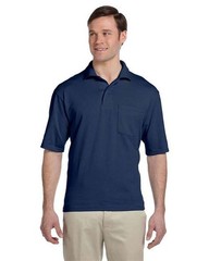 JERZEES 436MP Men’s Dri-Power Polo with Pocket