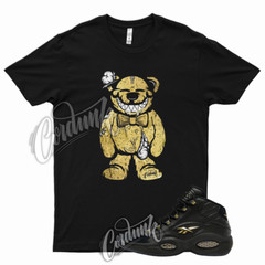 BEAR T Shirt for Question Mid Black Metallic Gold Toe DMP 1 6 7 95 97 3