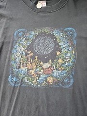 Vintage Bill Bell Shirt Men’s XL Black Anvil Wizard Astronomer Long Sleeve