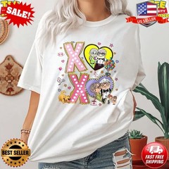 Disney Up Movie XOXO T-Shirt, Disney Up Carl And Ellie Happy Valentine’s Day Tee