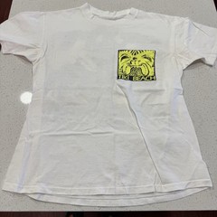Vintage T Shirt Men Dual Double Side Single Stitch USA Tiki Beach Surf 90s Neon