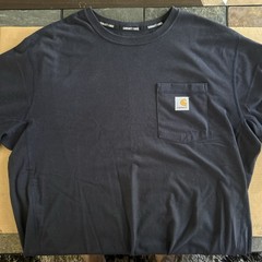 2 Pc 1 New NWT Carhartt T-Shirt Men’s XLT Navy Blue Force Pocket Relaxed Fit