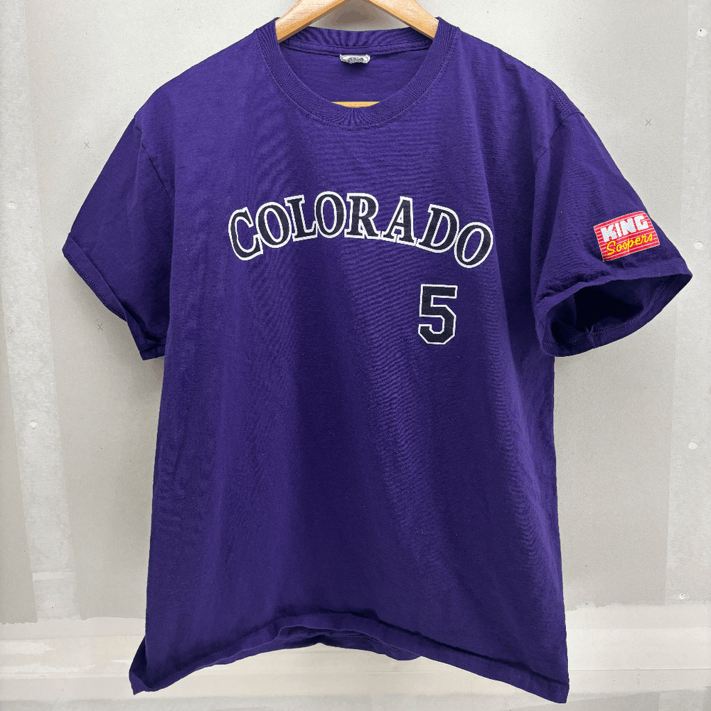 MLB Colorado Rockies Short Sleeve T Shirt #5 Carlos Gonzales Size Large Kroger