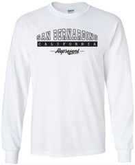 San Bernardino California State T-Shirt Long Sleeve Graphic Tees Unisex apparel