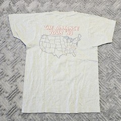 VTG 1983 Bob Seger Large The Silver Bullet Band The Distance Tour T-Shirt L Grey