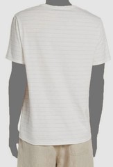 $126 Vince Men’s Beige Striped Cotton Crewneck T-Shirt Size L