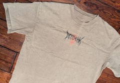 Aniqi Men’s The Struggler Acid Wash Short Sleeve Tee T-Shirt Brown Size Large