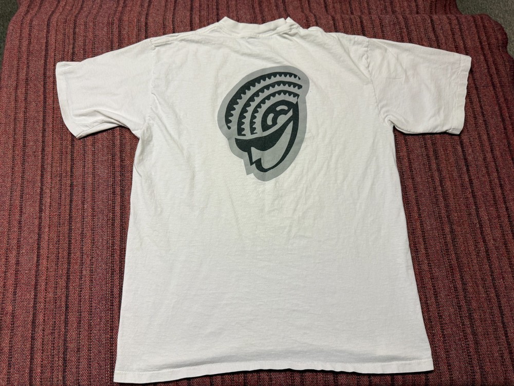 MENS USED VINTAGE 90S ALLSPORT SINGLE STITCH GEARHEADS BIKE CYCLING SHOP SIZE XL