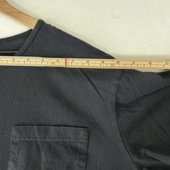 Vtg Hanes Signature T Men’s Pocket T-Shirt XL Black Short Sleeve USA Made