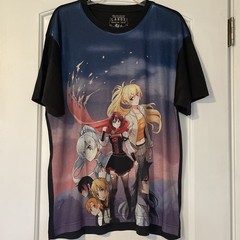 RWBY ROOSTER TEETH SHORT SLEEVE GRAPHIC T SHIRT SIZE L