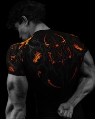 Breathedivinity High Bounce tight training fitness T-shirt