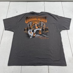 Oklahoma State Cowboys Shirt Mens 2XL Gray NCAA Football Hanes Graphic Tee