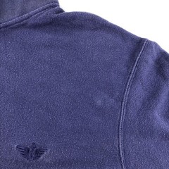 Vintage Dockers Long Sleeve Polo Shirt Large Purple Grunge Skate Distressed