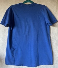 Vintage Hanes Connecticut Sailboat Graphic T Shirt Blue Size L USA Single Stitc
