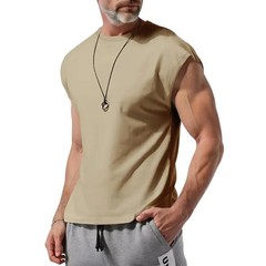 Cross-border Men’s Clothing Summer New Sleeveless T-shirt Youth Casual Loose
