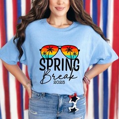 Aesthetic 2025 Spring Break Friends Family Tee Men Women T-Shirt