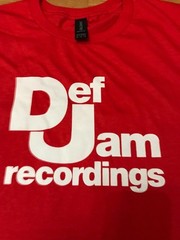 Def Jam Recordings red t-shirt