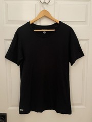 Lacoste Slim Fit Underwear Mens L Black Shortsleeve Tee
