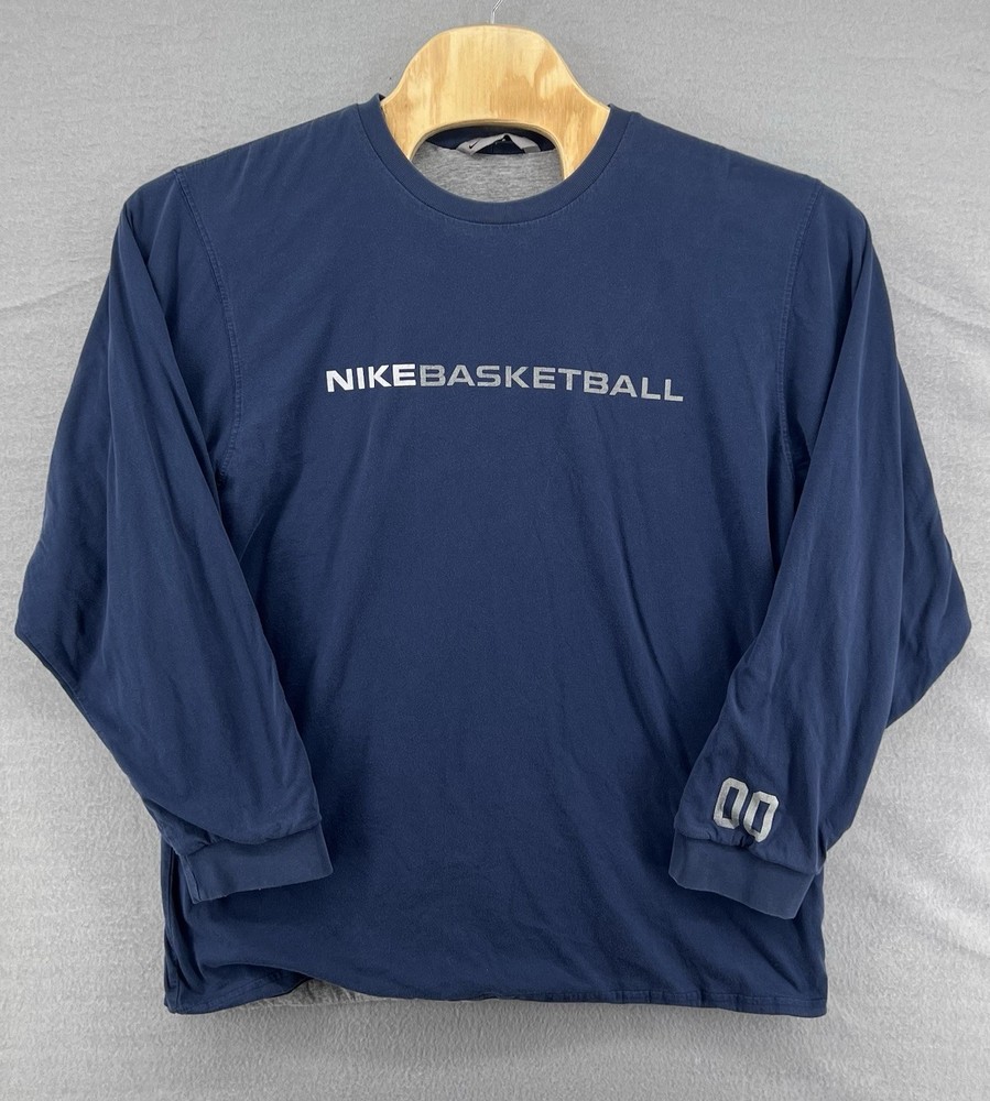 Vintage Nike Basketball Double Face Reversible Long Sleeve Shirt Men’s XL Y2K