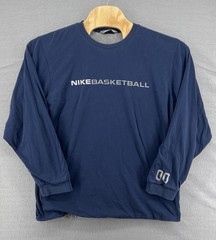 Vintage Nike Basketball Double Face Reversible Long Sleeve Shirt Men’s XL Y2K