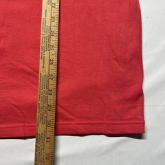 Vintage Pluma Heavyeight T-Shirt Men’s Large Red Orange USA Made Blank Hipster