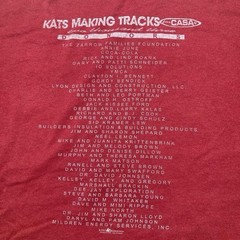 Hanes Red Graphic T-Shirt Kats Making Tracks CASA 2003 Size XL