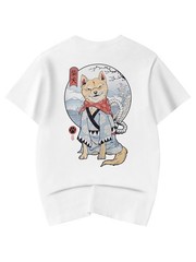 Niepce Men’s Shiba Inu Graphic Tee Japanese Streetwear Short Sleeves T-Shirt
