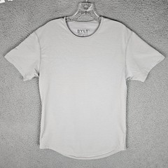 BYLT Premium Basics Drop Cut T-Shirt Mens M Curved Hem Lux Short Sleeve Pullover