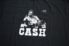 Vintage 2000s Johnny Cash Middle Finger Shirt Tee XL Tour Willie Nelson Punk