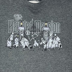 Disneyland The Haunted Mansion T-Shirt Size Large Gray