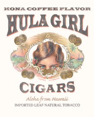 Men’s Hula Girl Cigars T-Shirt