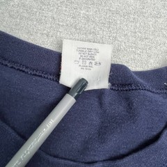 Vintage Pluma Heavyweight Cotton Long Sleeve T Shirt Mens M USA Made Blue