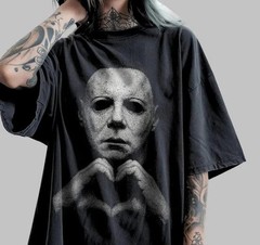 Michael Myers Heart T-Shirt, Horror Movie Tee, Halloween Gift, Spooky Season