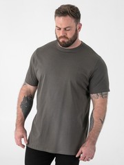 D555 Duke Big Mens Plain Cotton Crew Neck T-Shirt 2XL 3XL XL 5XL 6X 7XL 8XL 10X
