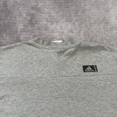 Vintage Adidas Athletic Dept Shirt Mens S Gray Logo Soccer Y2K