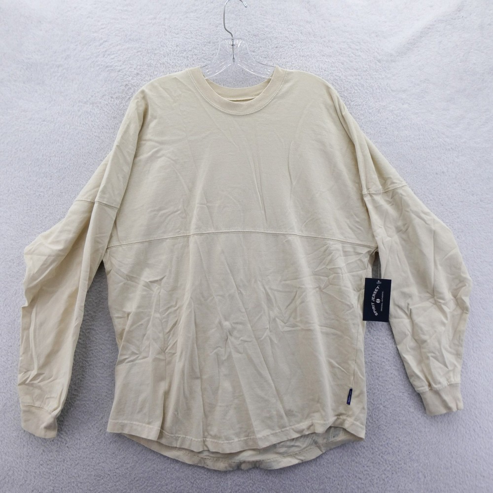 Spirit Jersey Long Sleeve Shirt Medium Sayulita Nayarit Wave Beige Puff Print