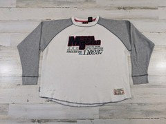 Vintage Y2K Mecca Shirt Mens Extra Large Waffle Knit Distressed