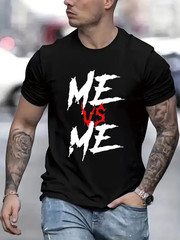 Men Casual Short Sleeve Tee 1 Pcs 100% Heavy Cotton – Comfortable
